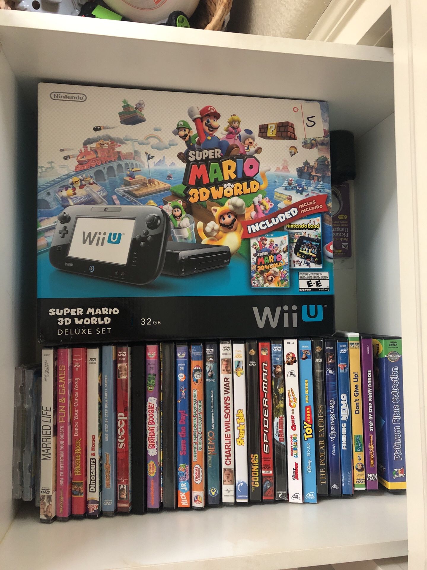 Nintendo Wii U with sky landers and more