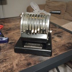 Antique Check Jewish Calculator 