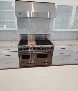 48” Gas Viking Range and Hood