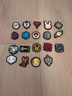 BlizzCon 2017 Backpack + 19 Rare Velcro Patches (NVIDIA / Overwatch / WoW)