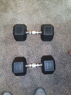 2x25 dumbells
