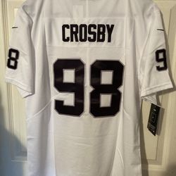 Raiders Women’s  Crosby jersey (new, women’s 2XL) Firm Price