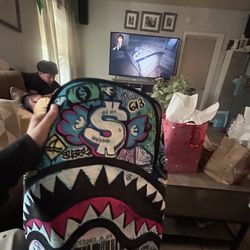 Spray Ground With Dior Savage