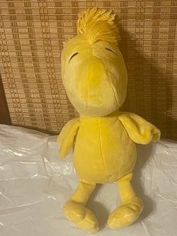 Kohl's Cares Peanuts Snoopy WOODSTOCK Bird Yellow Plush Stuffed Toy 14"