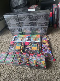 Pokemon Lot Pitchblack etbs, First Partners Series 3, Chaos Rising and more!