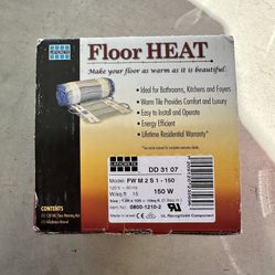 New Laticrete Floor Heat Mat 10 Sq Ft - 120V Radiant Heating