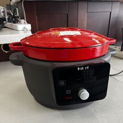 Instant Brands Red Precision Dutch Oven