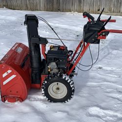 Self propelled  28 Inch Troy Bilt With Electric Start Night Light And  built in Hand-warmers 