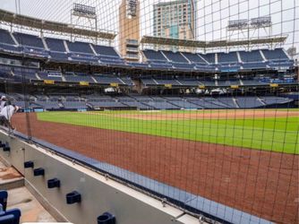 Padres v Dodgers Sat June 27: Front Row Dugout 13