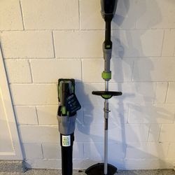 Ego Blower & String Trimmer With Battery & Charger