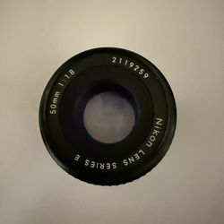 ***Nikon 50mm f1.8 Series E Lens With Front And Rear Caps