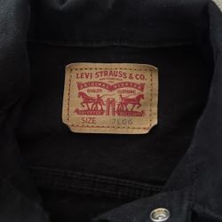 Kids Size 7 Levi’s Black Jacket