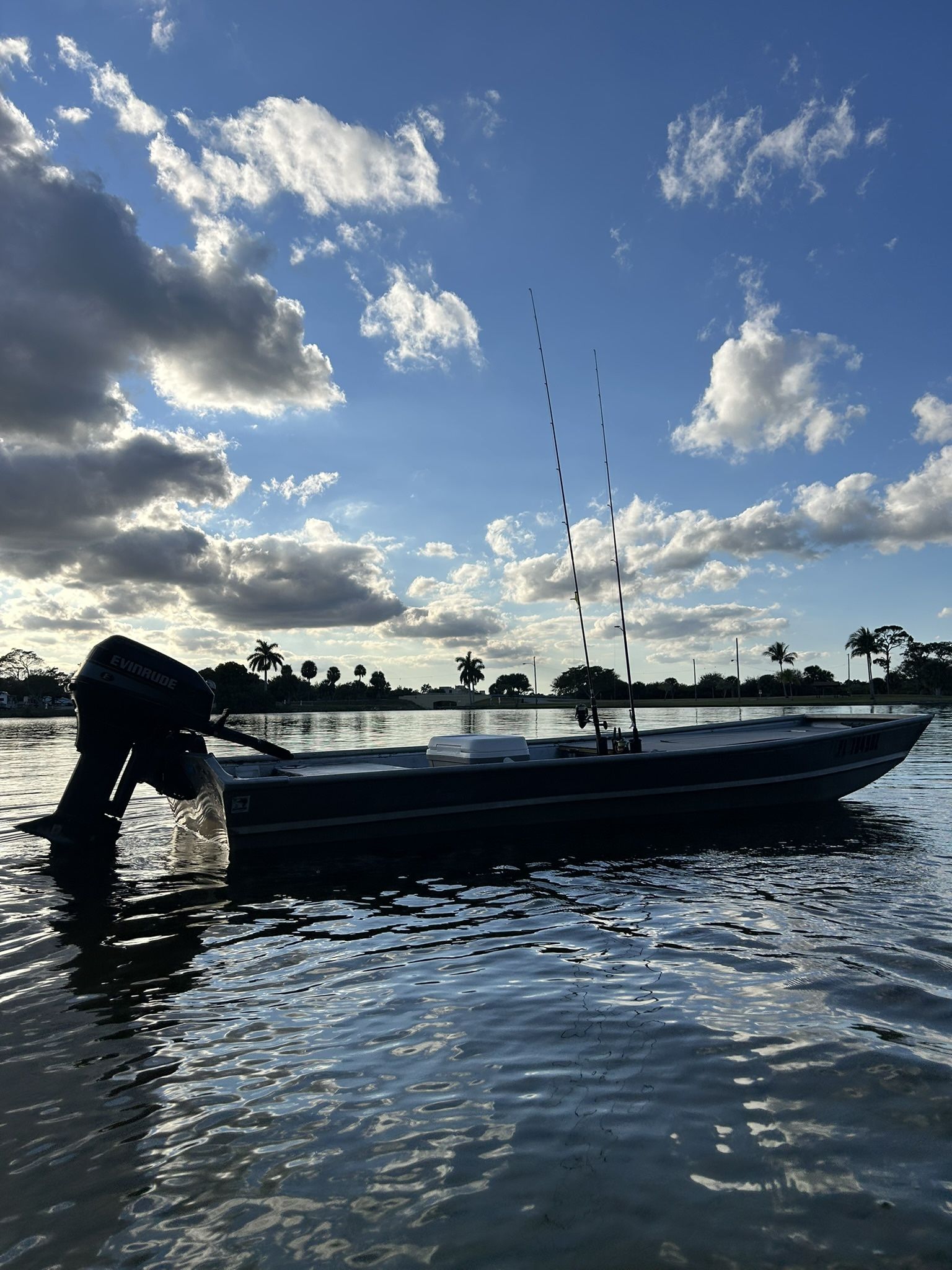 12ft Jon Boat With 15hp Evinrude