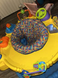 vintage 1990s Evenflo Mega Saucer baby activity center