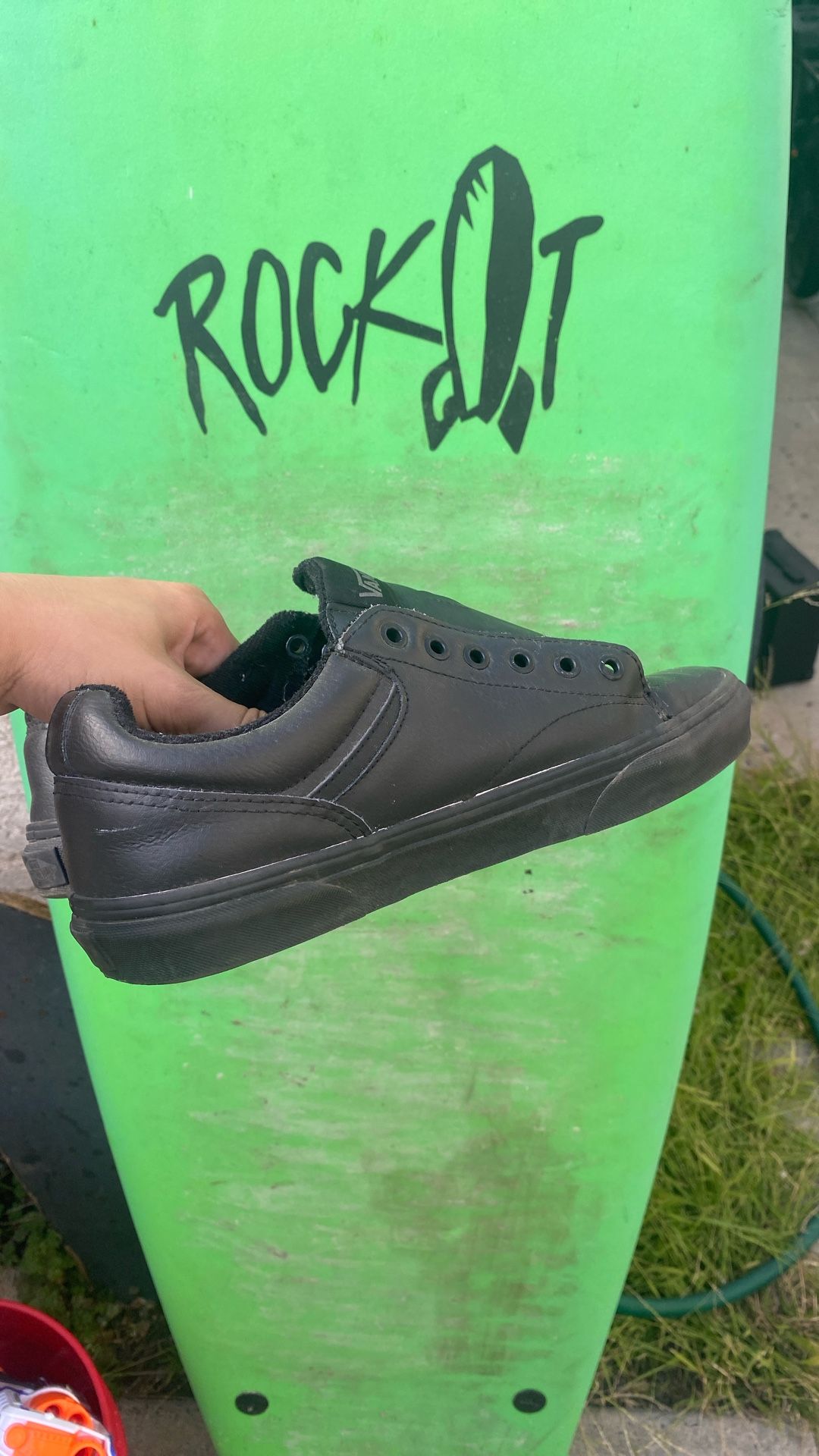 Pretty New Vans barely used Size 8 men’s