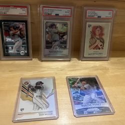 3 Buster Posey Rookie Cards + Numbered Insert & Bonus – Graded & NM