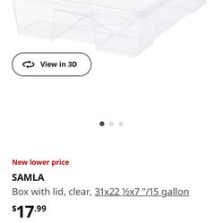 Samla IKEA Box With Lid 