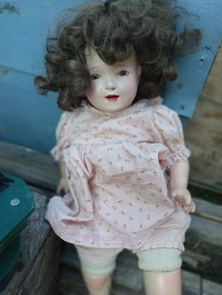 Beautiful bisque doll