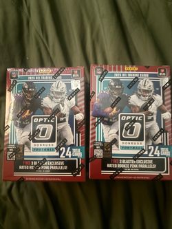 (NEW/SEALED) 2025 Panini NFL Optic Donruss Football Trading Card Blaster Box