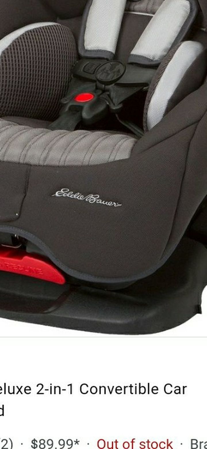 Eddie Bauer Deluxe 2-in-1 Convertible Car Seat - Crawford