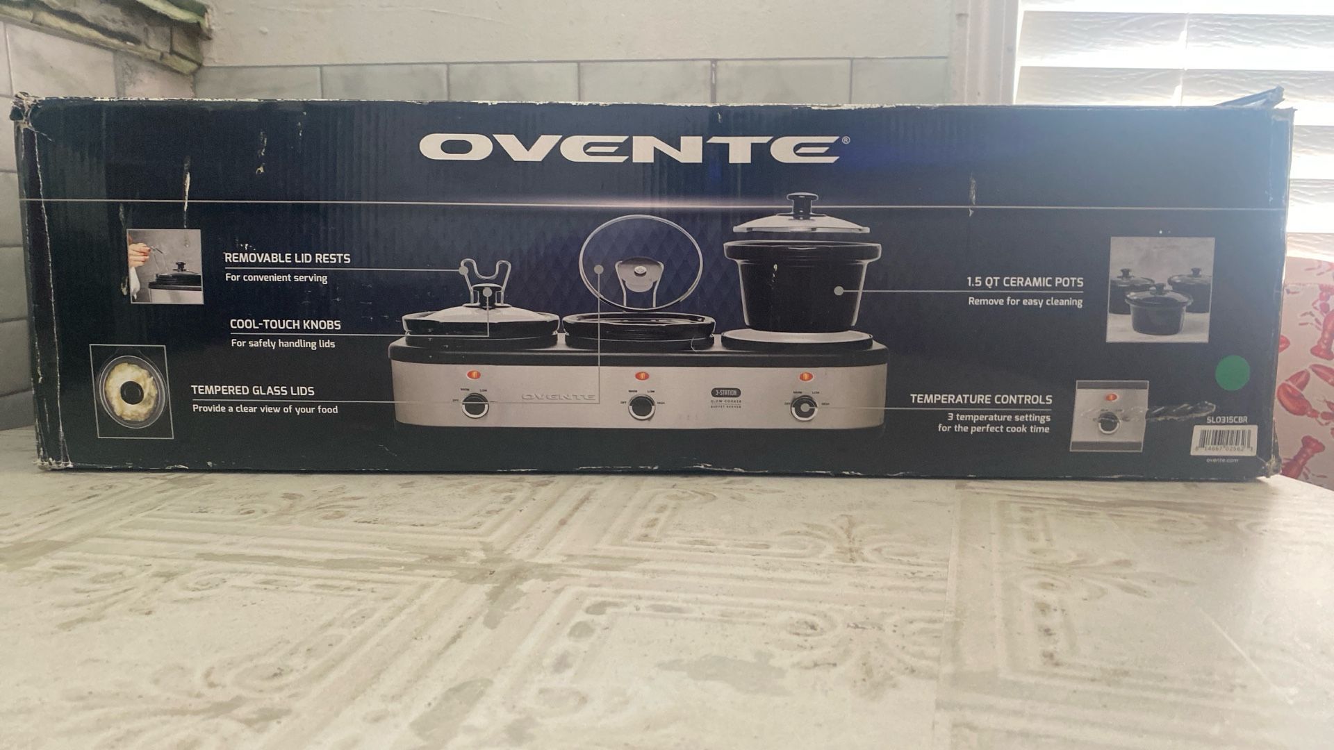 Ovente 3-station Slow Cooker