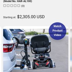 Harmar AL105r1 Automatic Scooter Powerchair Vehicle Lift