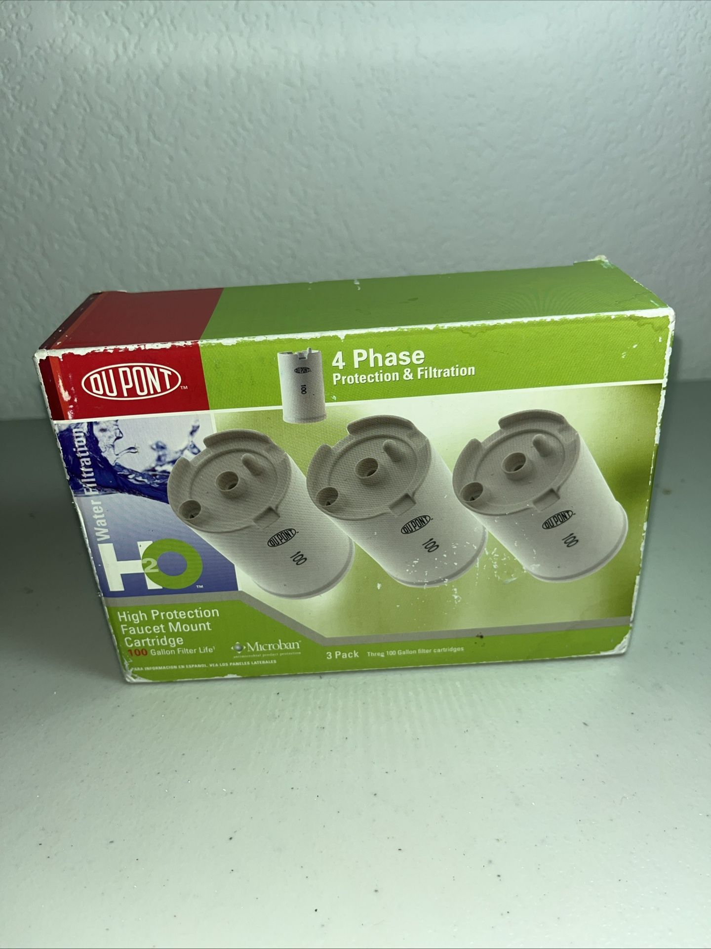 (2 Pack) Dupont Faucet Mount Water Filter Cartridges WFFMC103 100 Gallon