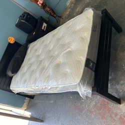 Twin Size Bed Frame With Mattress 