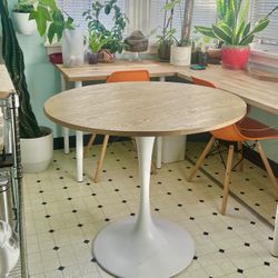 Solid Wood Tulip Table - MCM