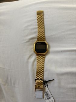 Nixon The Re-Run Mens Watch 38mm Black Digital Stainless Bracelet NWT