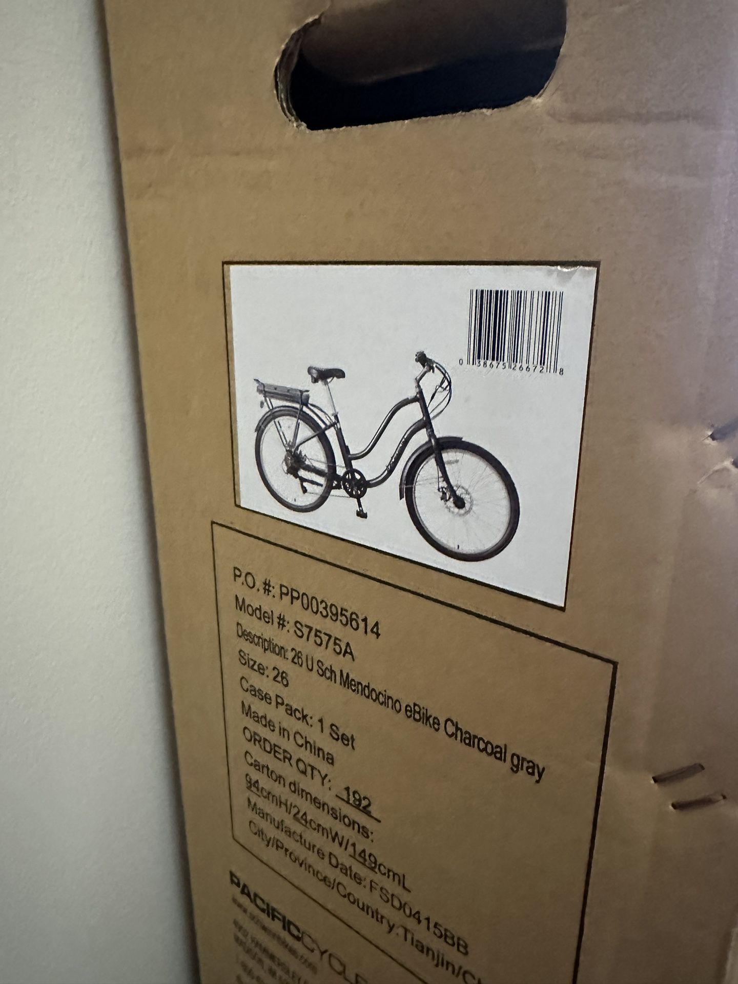 E-bike In Unopened Box 