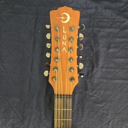 LUNA 12 String ACOUSTIC GUITAR 