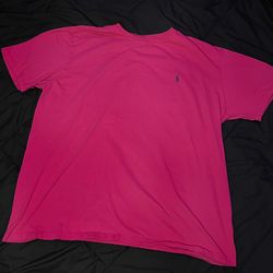 Vintage pink polo Ralph Lauren tee shirt 