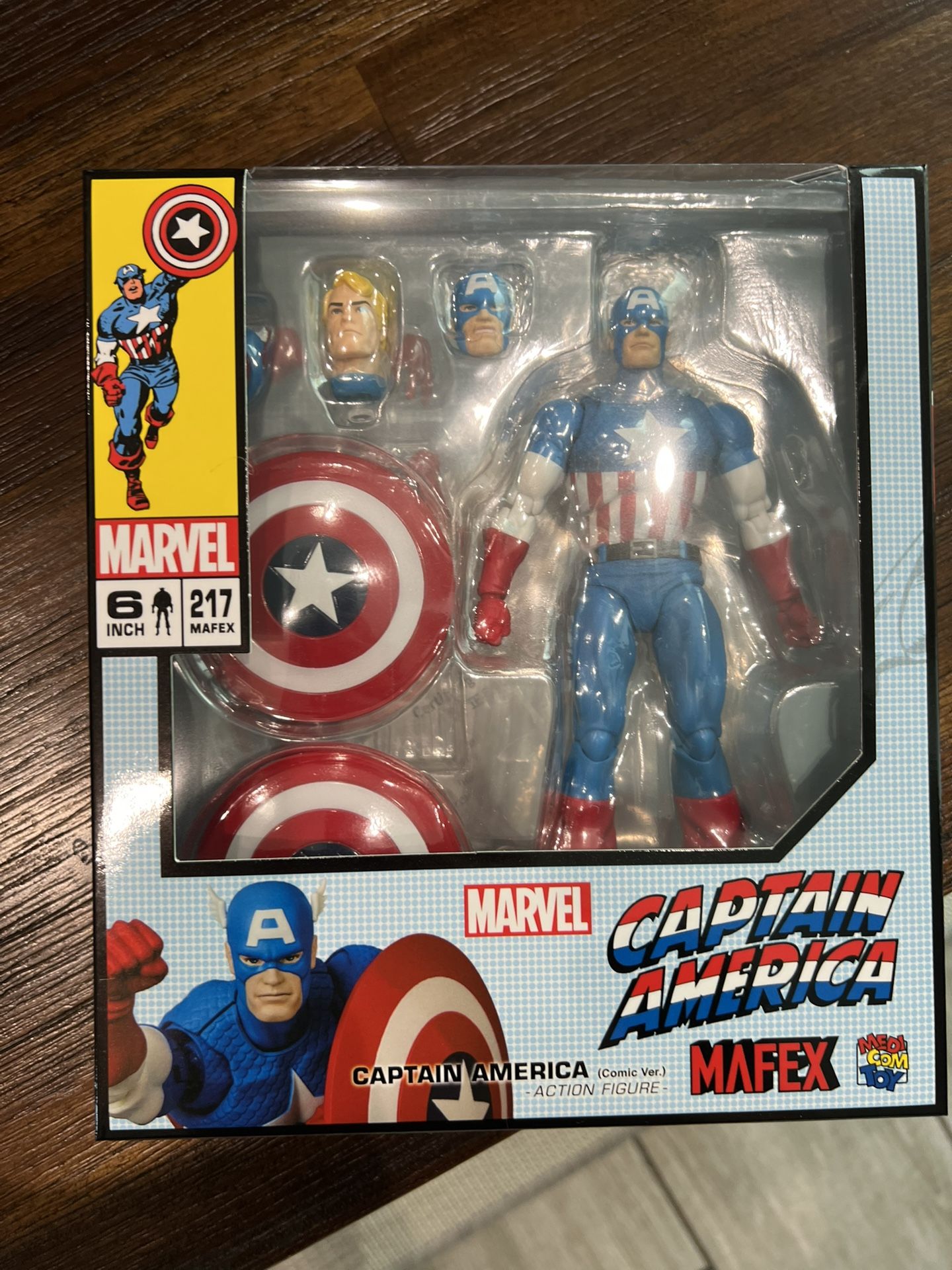 Mafex Captain America No. 217 Reissue
