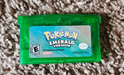 Authentic Pokémon Emerald Version Game Boy Advance GBA Dry Battery