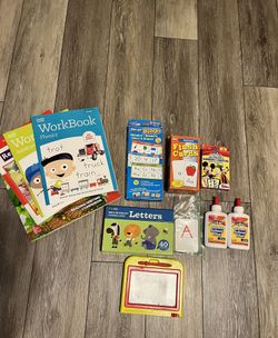 Kids learning games and workbooks