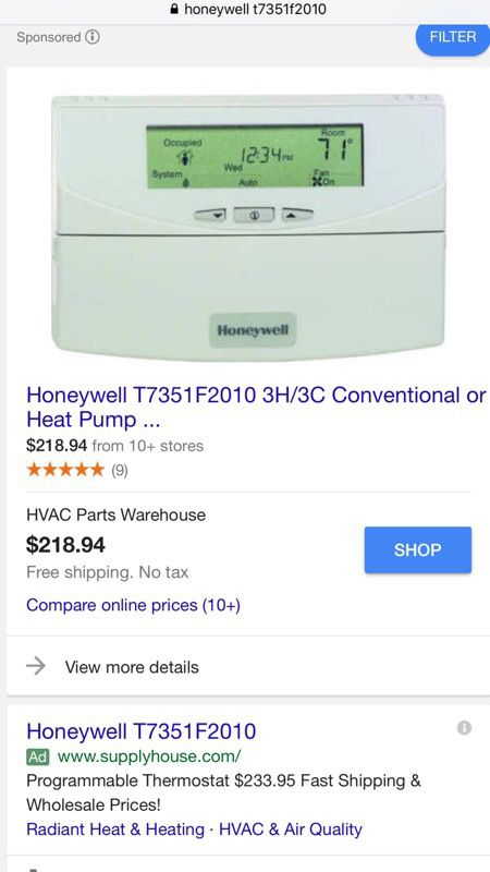 Honeywell commercial thermostat