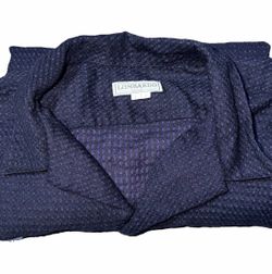 Lombardo Mens Long Sleeve Shirt Large Tall LT Textured Purple