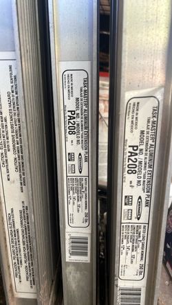 Aluminum planks 8’-13’
