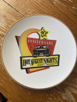 20th Anniversary Hot August Nights Collector Plates