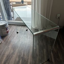 Glass Console Table