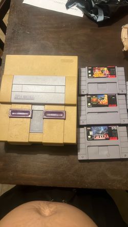 Super Nintendo entertainment system and games