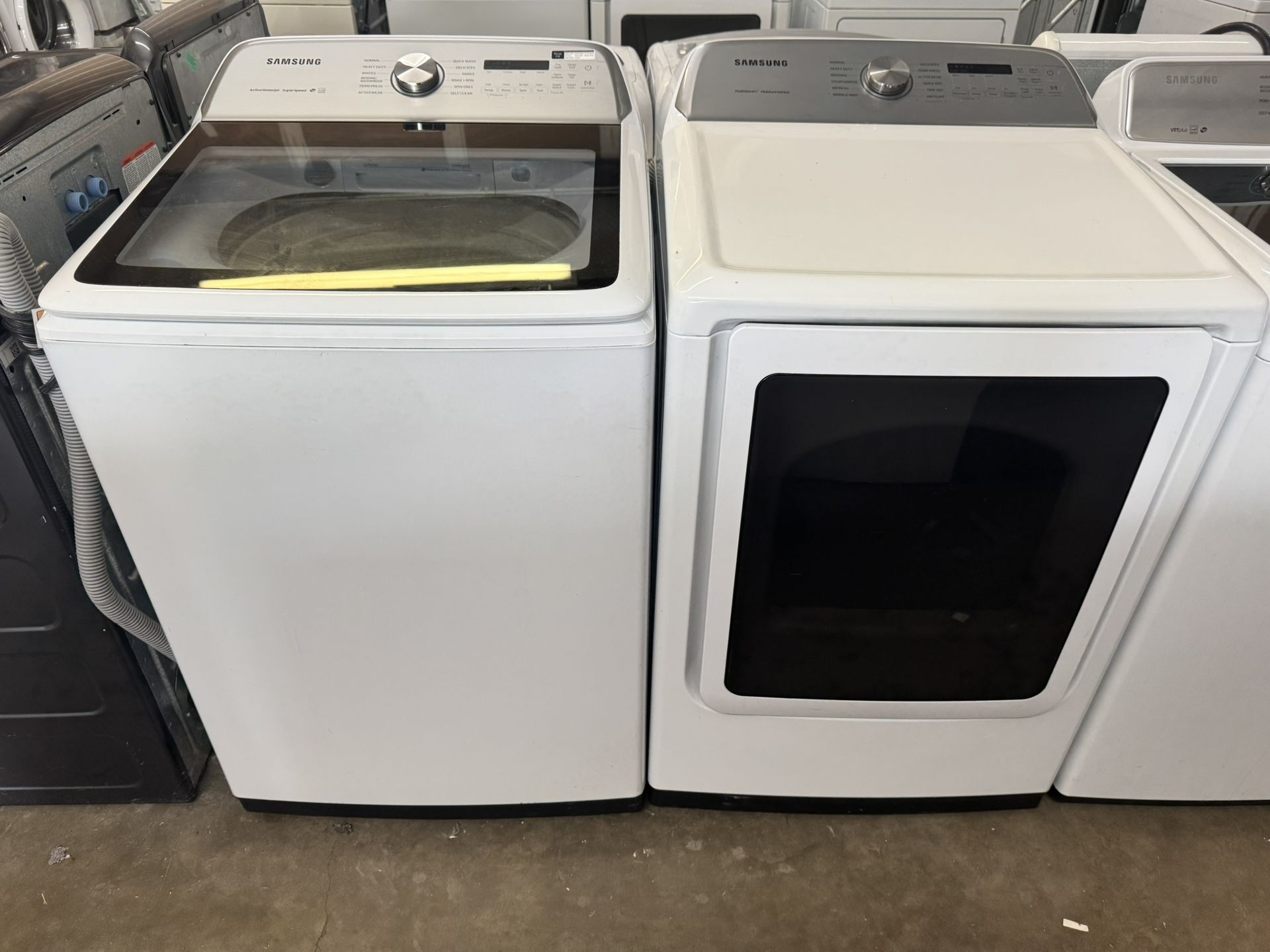 Samsung Washer And Samsung Electric Dryer