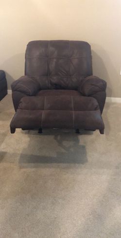 Sectional couch and big recliner chair all brand new