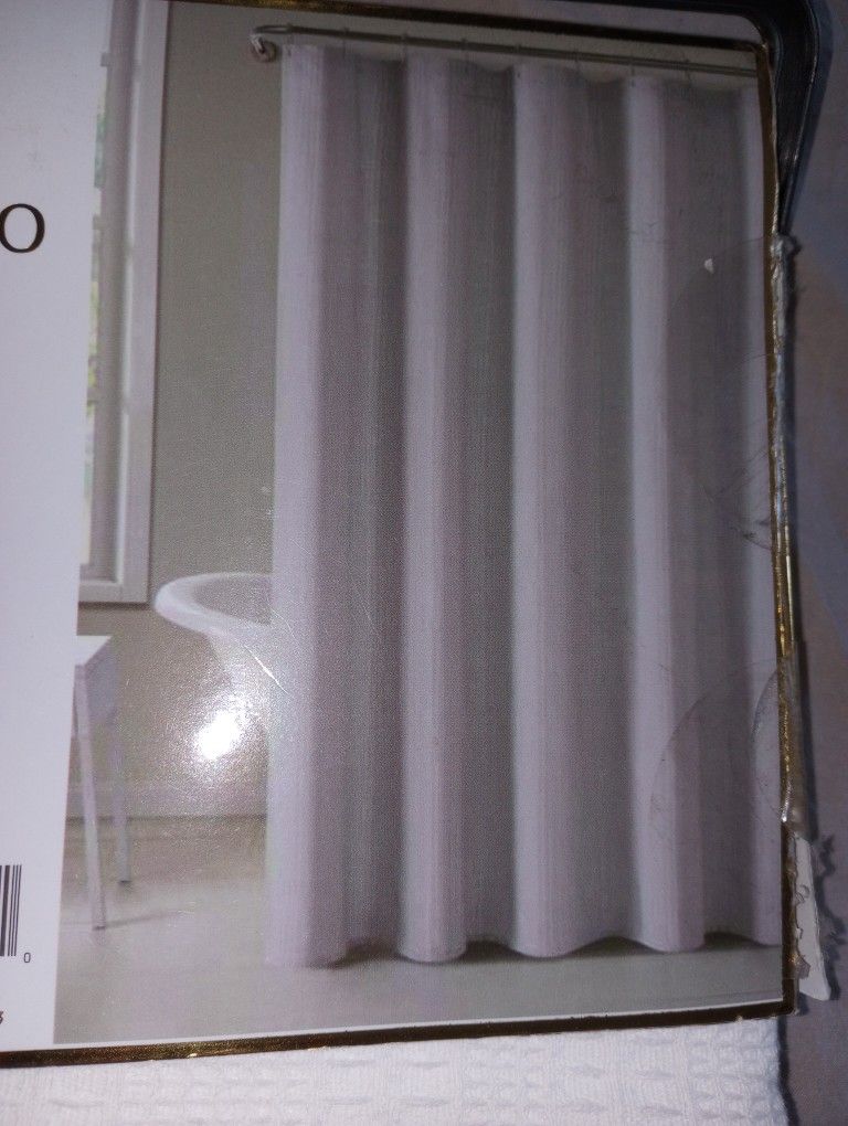 DKNY Floral Imprint Ombre Microsculpt Shower Curtain