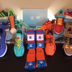 Complete SOUTH PARK Adidas Shoe Collection w/ Socks Included