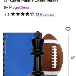 12” Chess Game Set