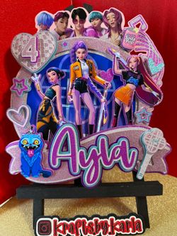 K-pop Demon Hunters Cake Topper