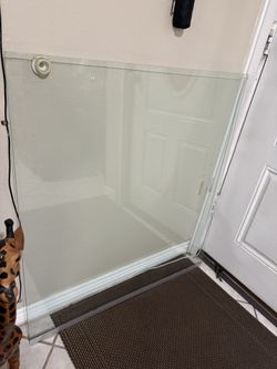 Glass 37.5” X 35”