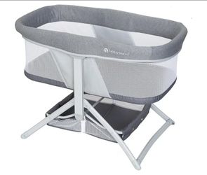 Baby Trend Quick-Fold 2-in-1 Rocking Bassinet, Shadow Stone Gray
Portable Lightweight Travel Sleeping System with Carry Bag for Infants and Toddlers. 